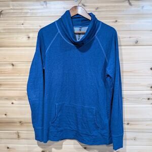 Kuhl Top Womens‎ Large Blue Cowl Neck Long Sleeve Pullover Top Outdoor